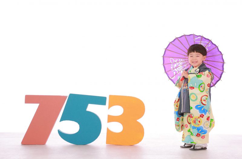 七五三男の子お被布